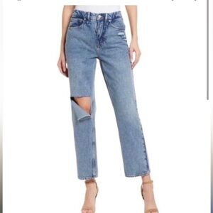 Good American 90’s Duster Straight Leg Jeans Size 6/28